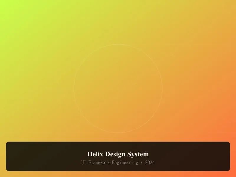Featured cover for Helix Design System Build