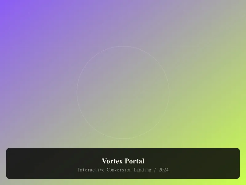 Immersive preview of project Vortex Portal Conversion